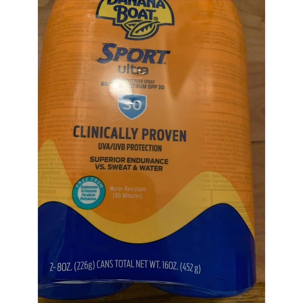 Banana Boat Sunscreen Sport Ultra Broad Spectrum Sunscreen Spray SPF 30 2-Pack